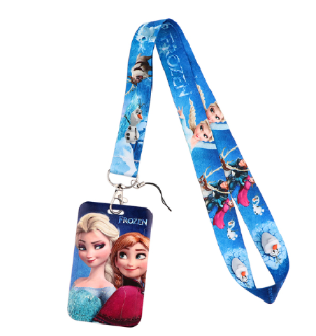 Ensemble de 2 porte-badges Disney - Lanière Disney avec porte